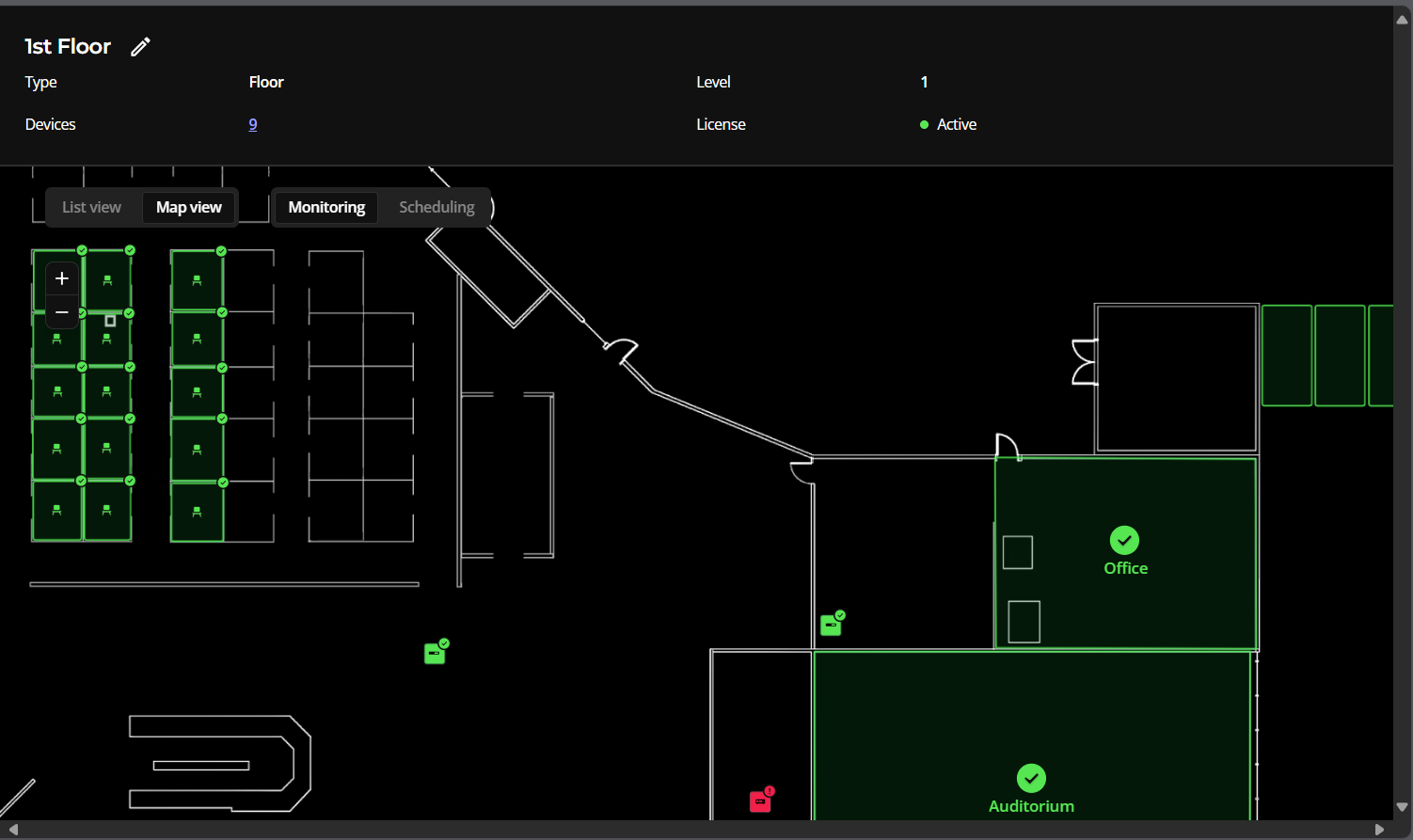 Example floor plan
